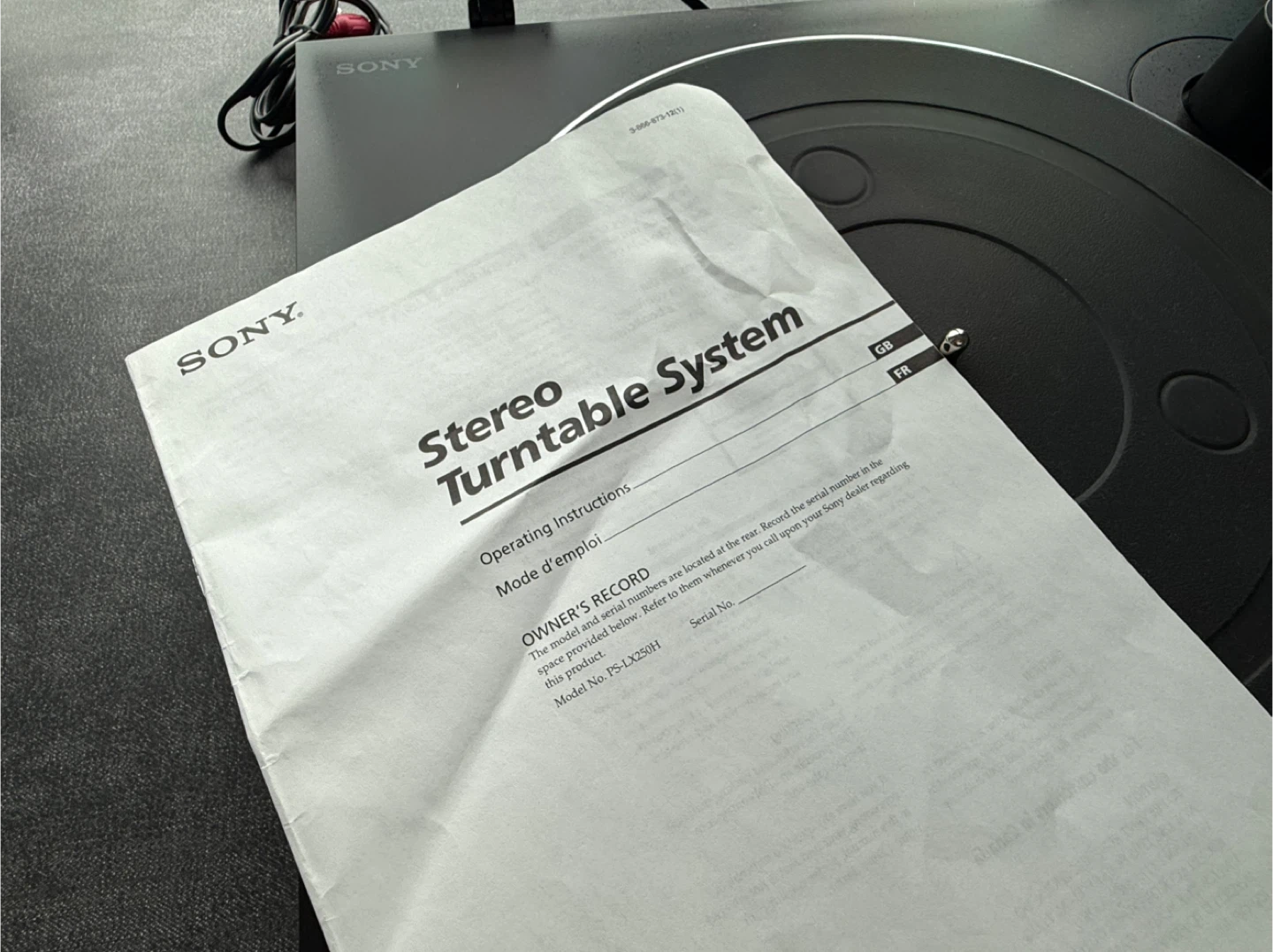 Sony PS-LX310BT Stereo Turntable System - Black