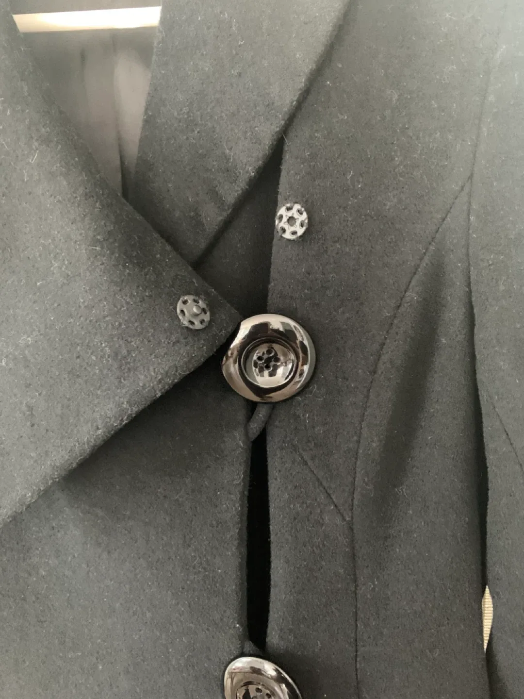 Black  wool/blend coat image indicator(2)