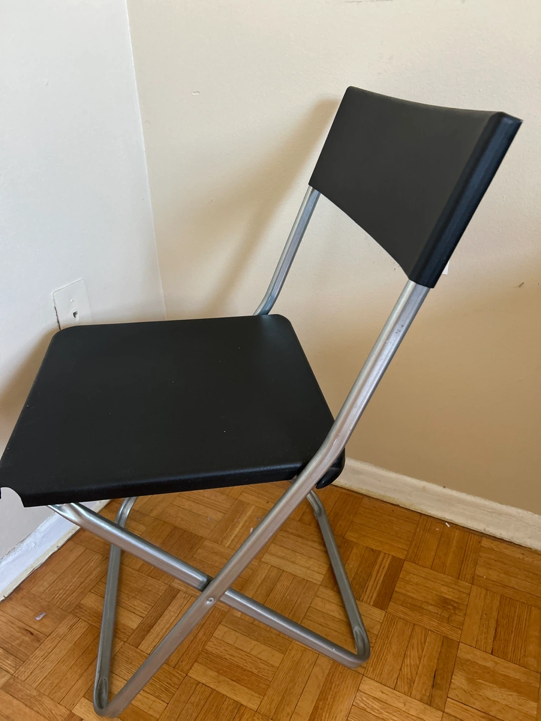 IKEA JEFF Black Folding Chair