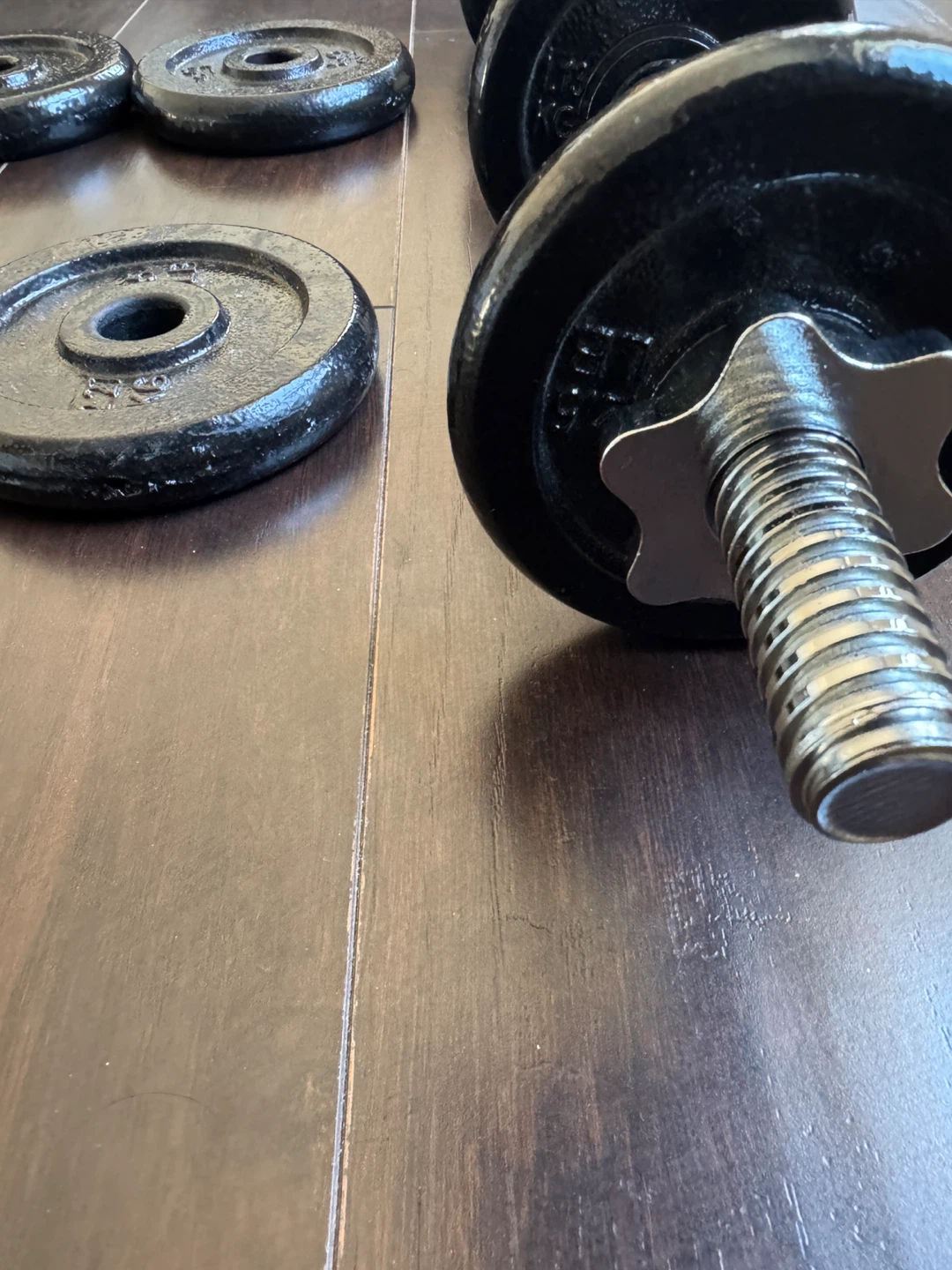 Dumbbell Set with Weight Plates - photo 2