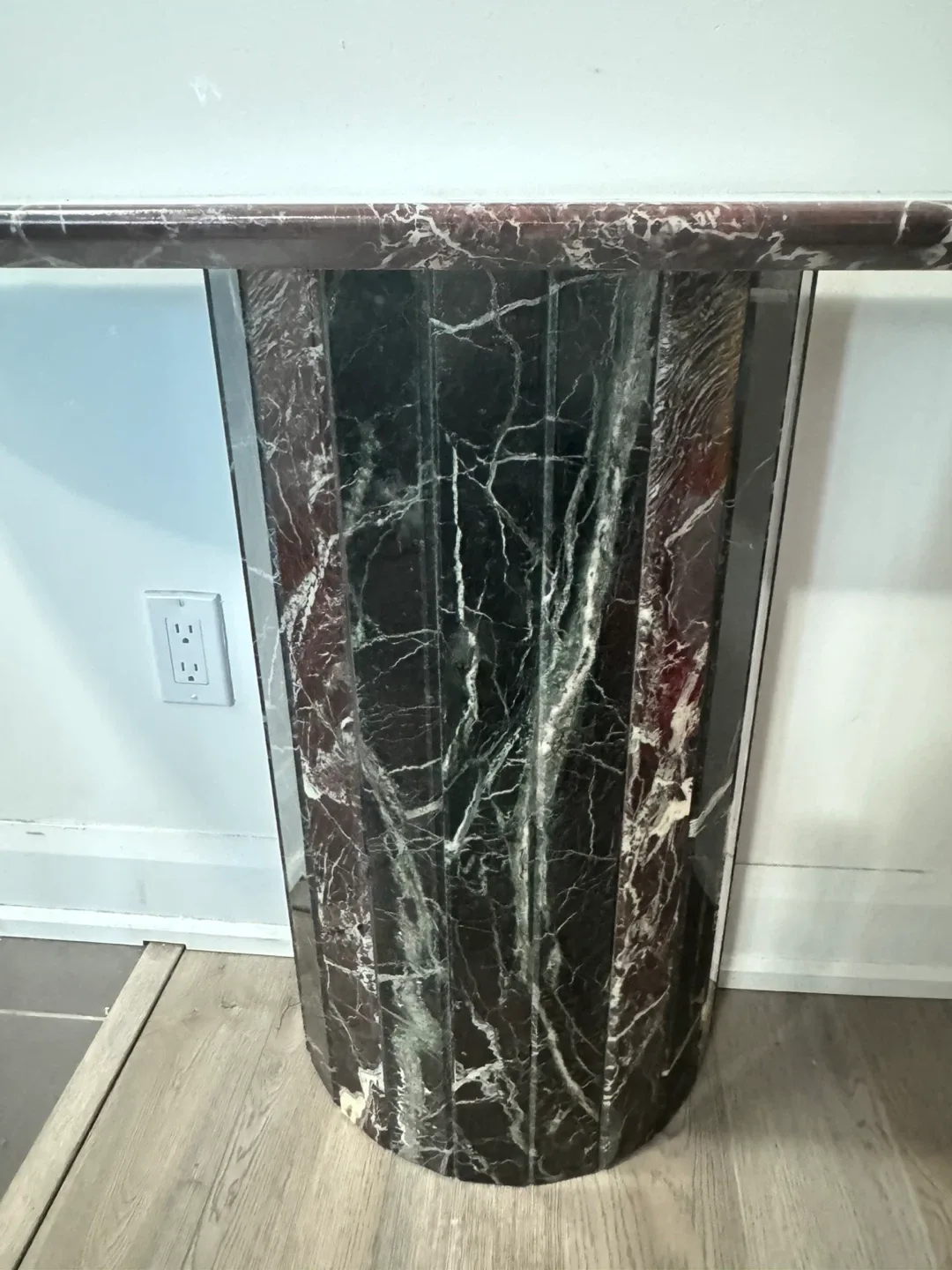 Rosso Levanto Marble Console Table image indicator(4)