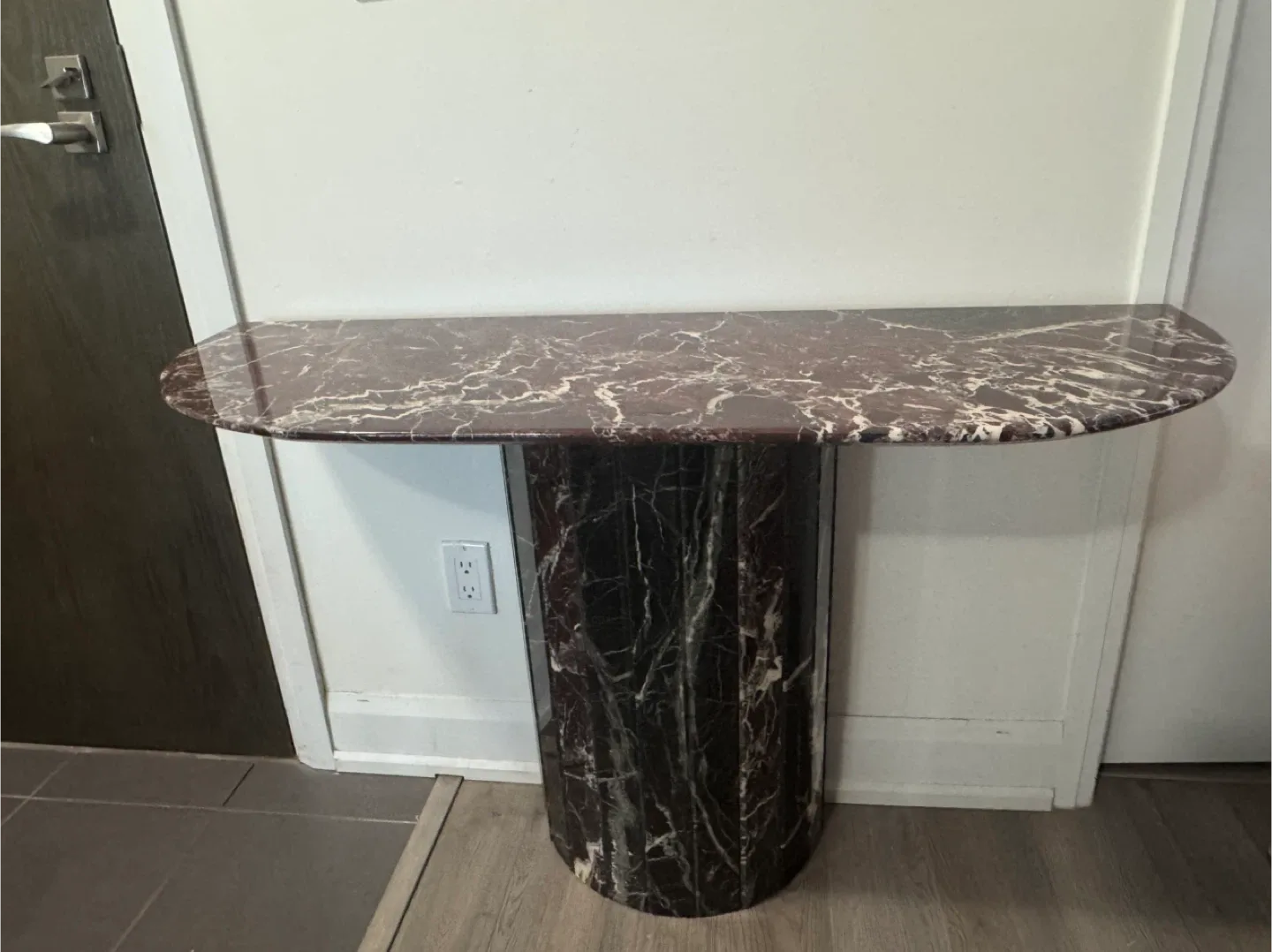 Rosso Levanto Marble Console Table image indicator(3)
