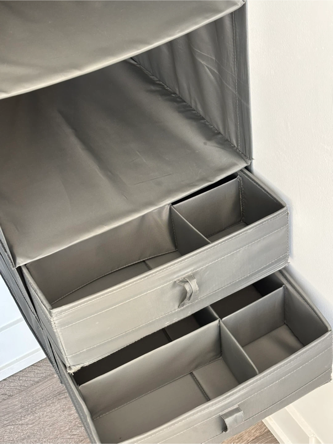 Hanging Closet Organizer - Grey - photo 3