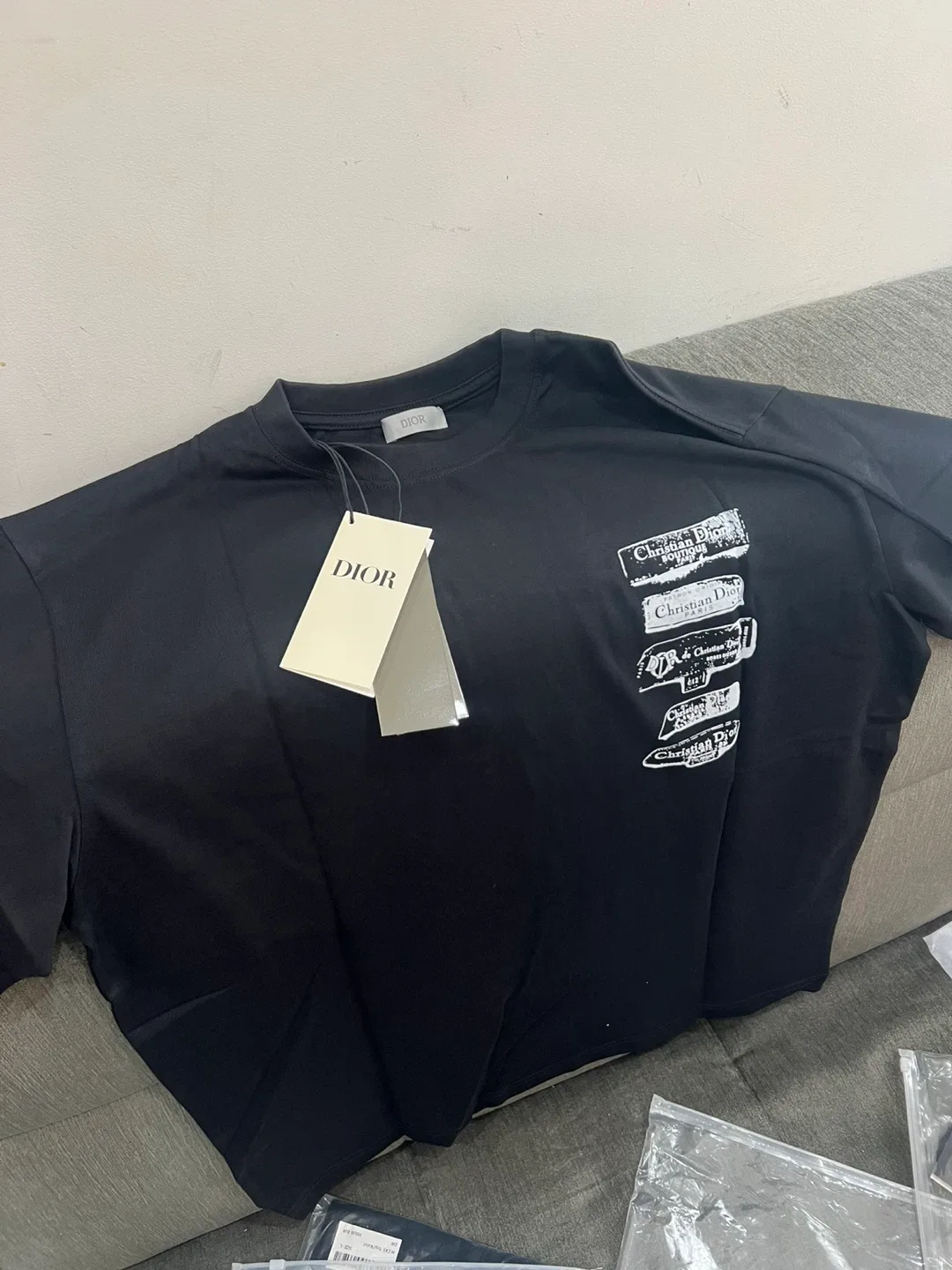 New Christian Dior Black T-Shirt image indicator(2)