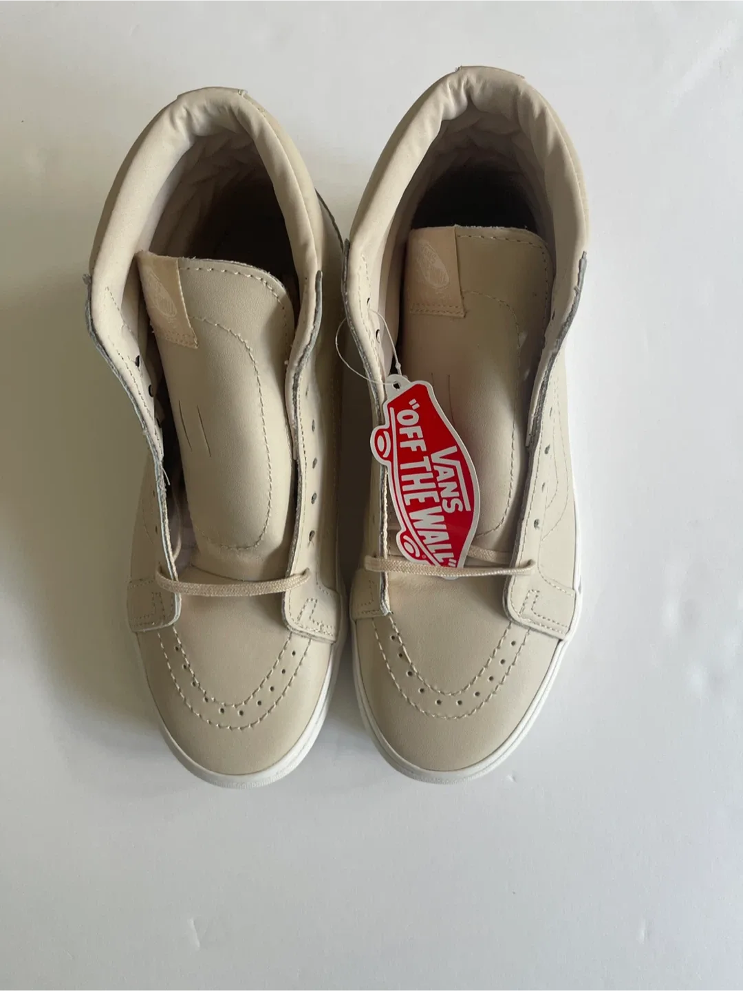 Brand New Vans SK8-Hi Deconstructed Shoes - Cream image indicator(3)