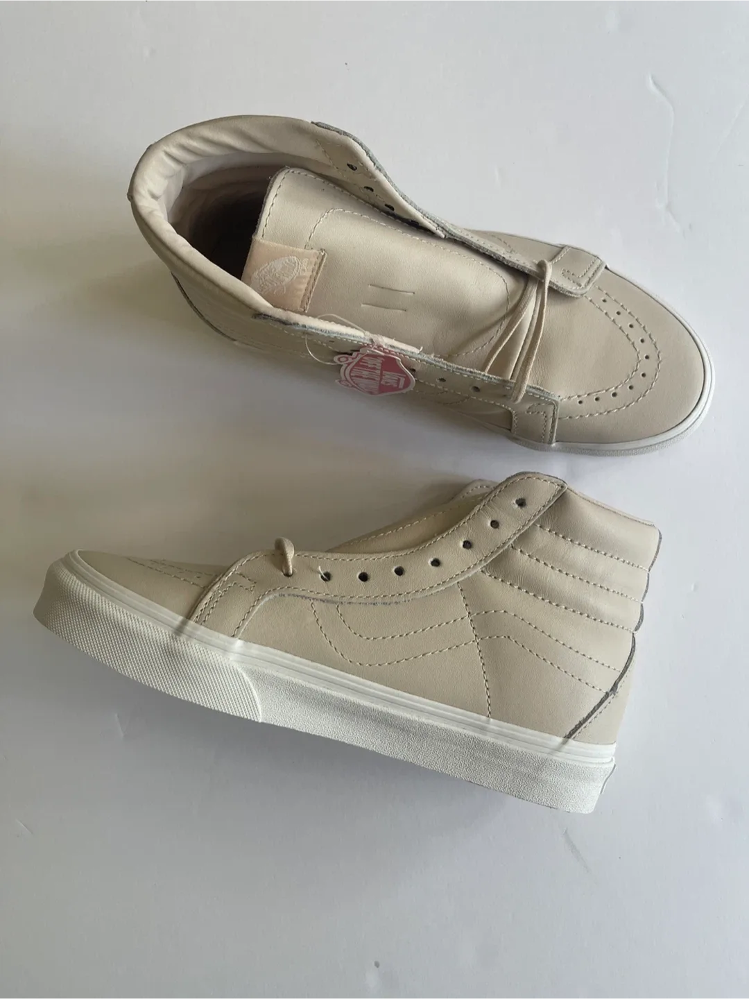 Brand New Vans SK8-Hi Deconstructed Shoes - Cream image indicator(2)