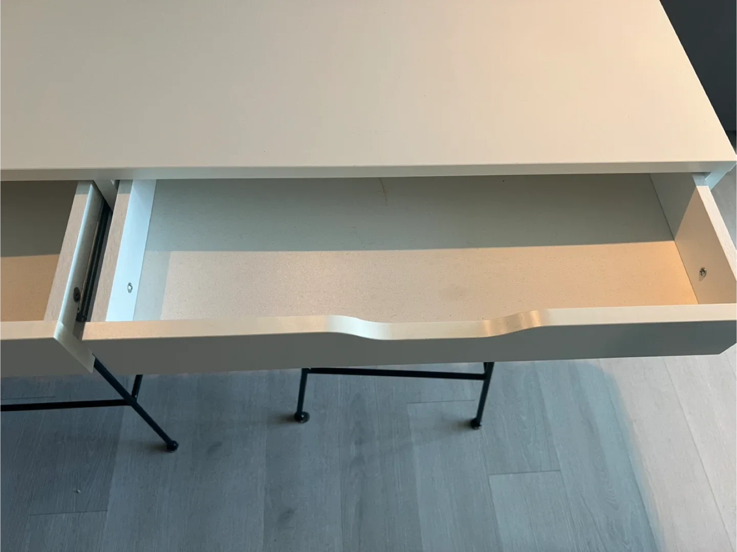 IKEA Ekby Alex Shelf with Drawers - White image indicator(3)