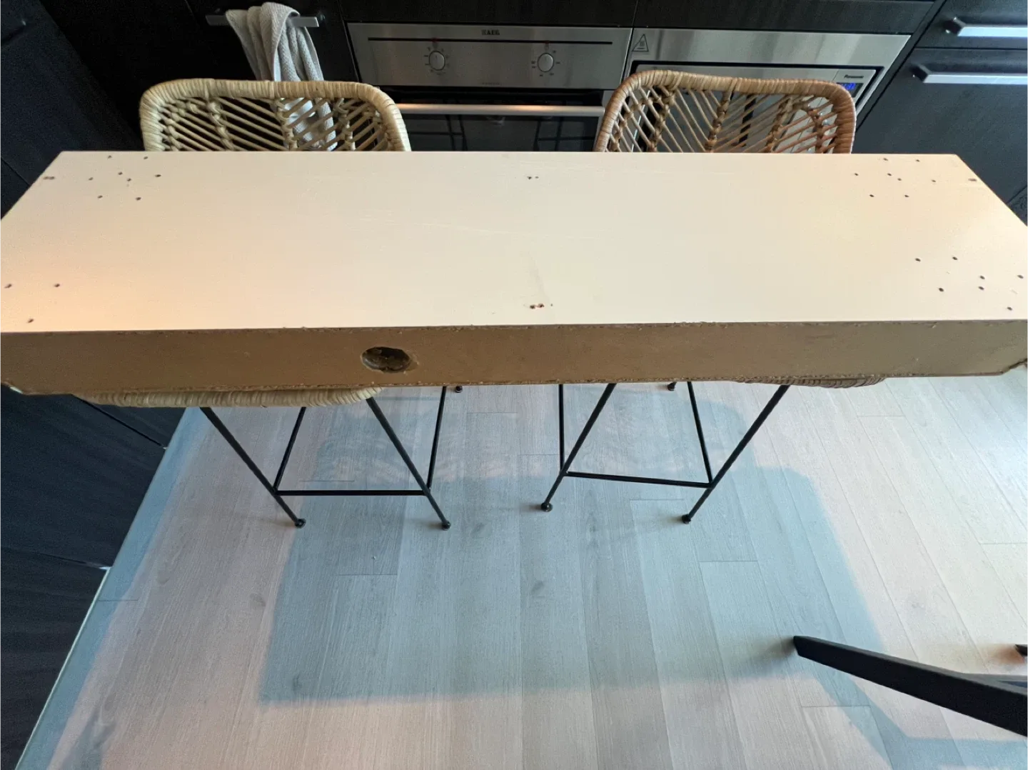 IKEA Ekby Alex Shelf with Drawers - White image indicator(4)