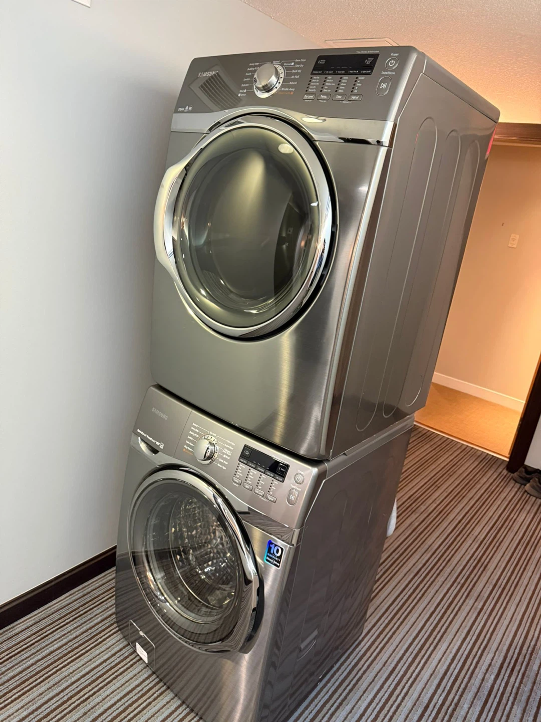 Samsung Washer and Dryer Set - Silver - photo 3