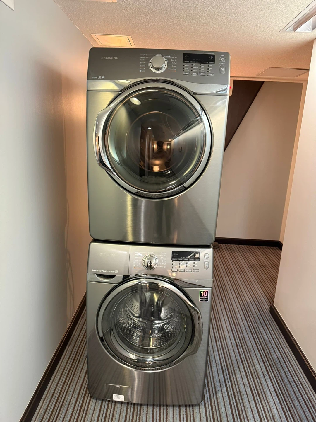 Samsung Washer and Dryer Set - Silver