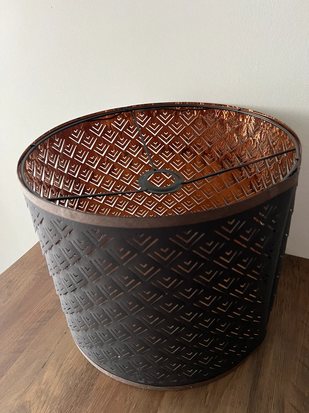 Brown Patterned Lamp Shade thumbnail