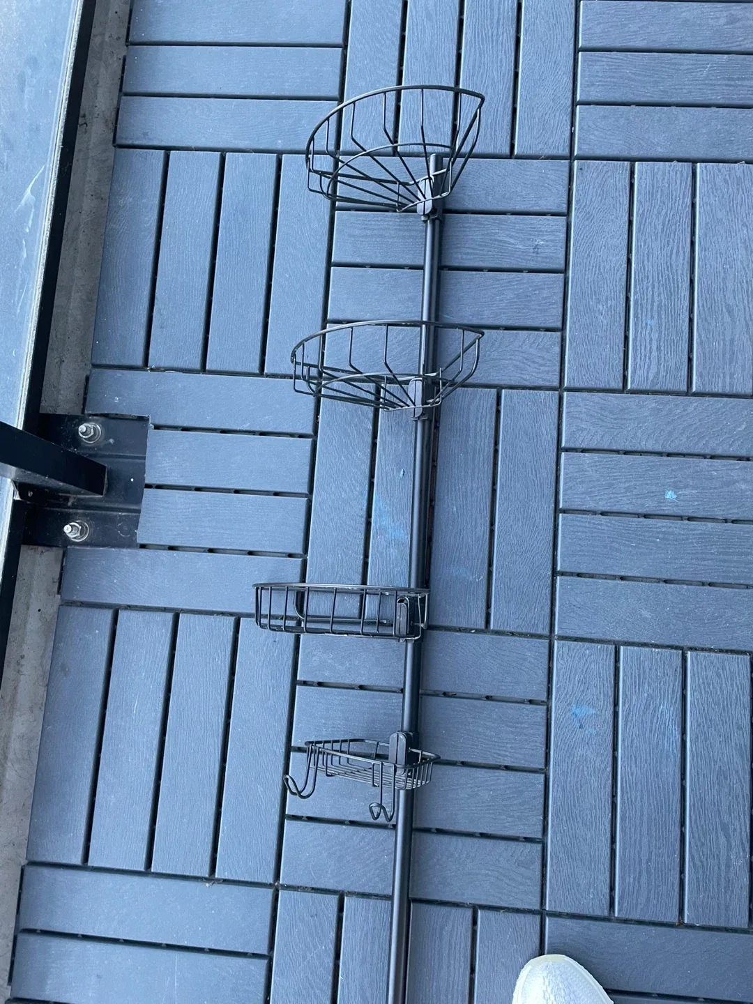 Tension Pole Shower Shelf - Black image indicator(3)