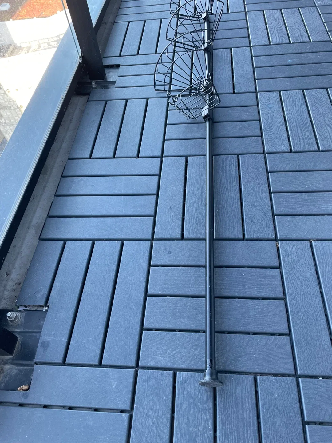 Tension Pole Shower Shelf - Black image indicator(4)