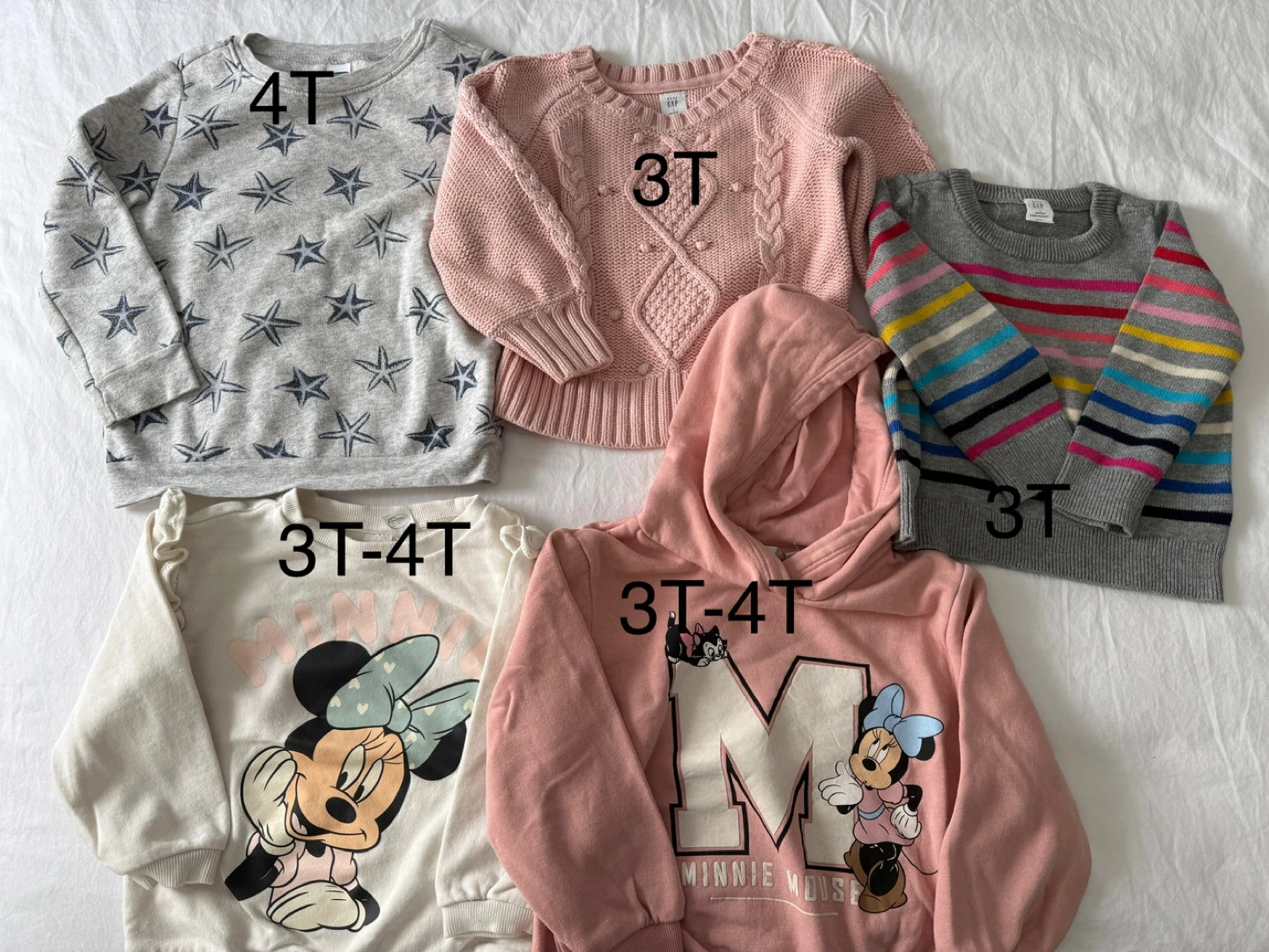 Toddler Sweaters - Sizes 3T & 4T