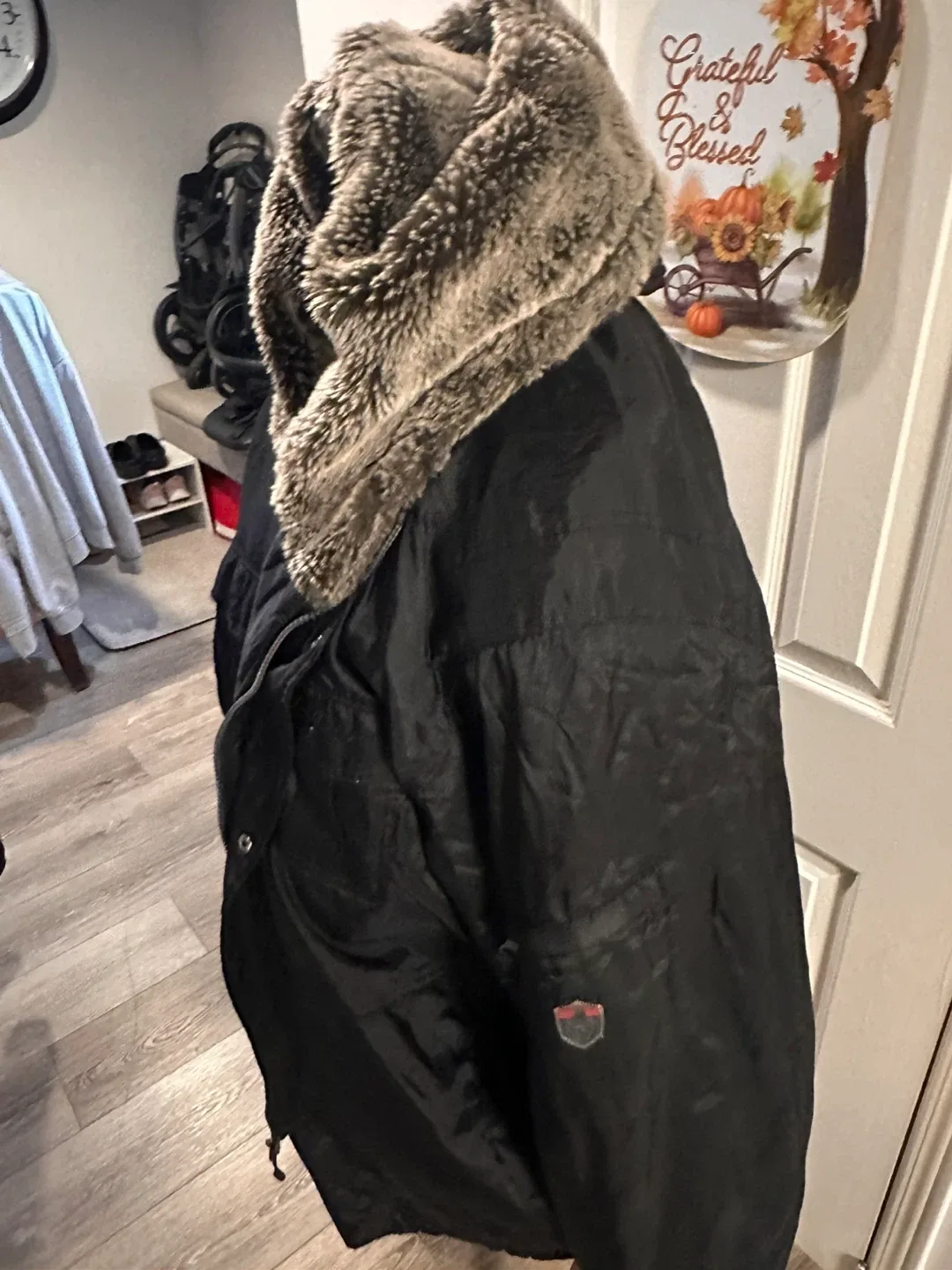 Phat Farm XXXXL Black Winter Jacket image indicator(3)