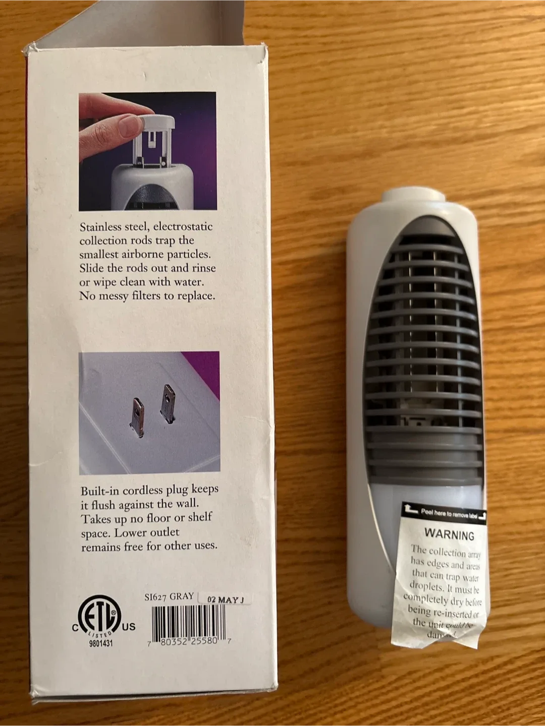 Sharper Image Ionic Breeze Plug-In Air Purifier image indicator(2)