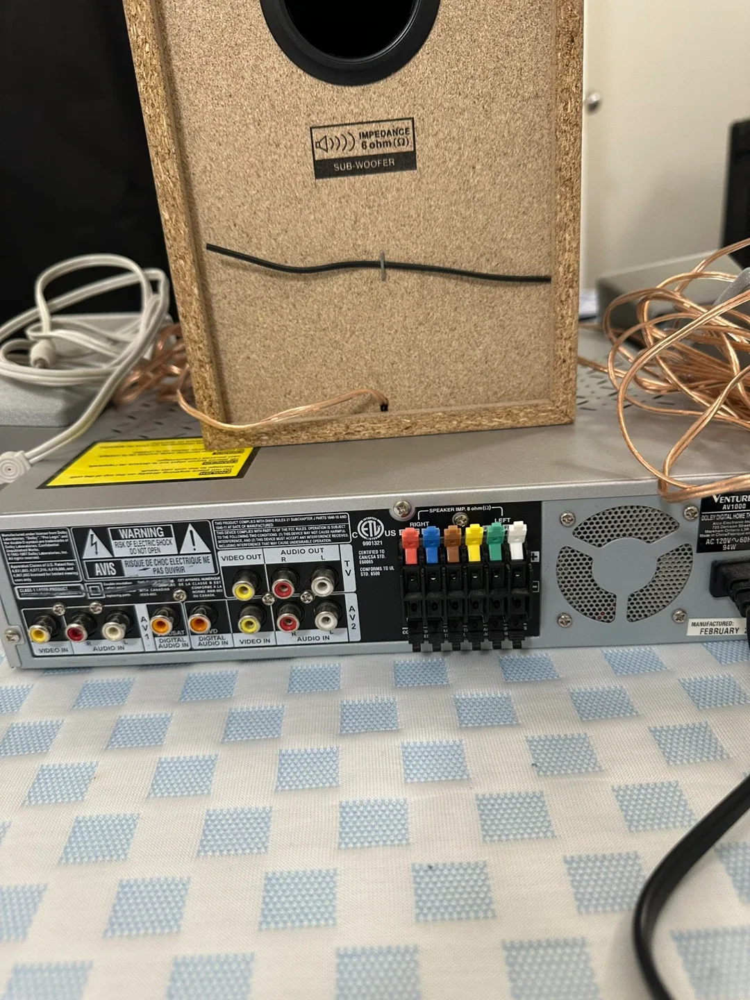 Venturer AV1000 Dolby Digital Home Theatre System image indicator(3)