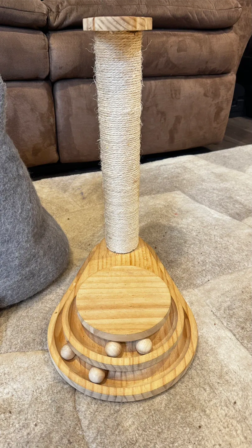 Cat Cave, Scratching Post, & toys. image indicator(3)