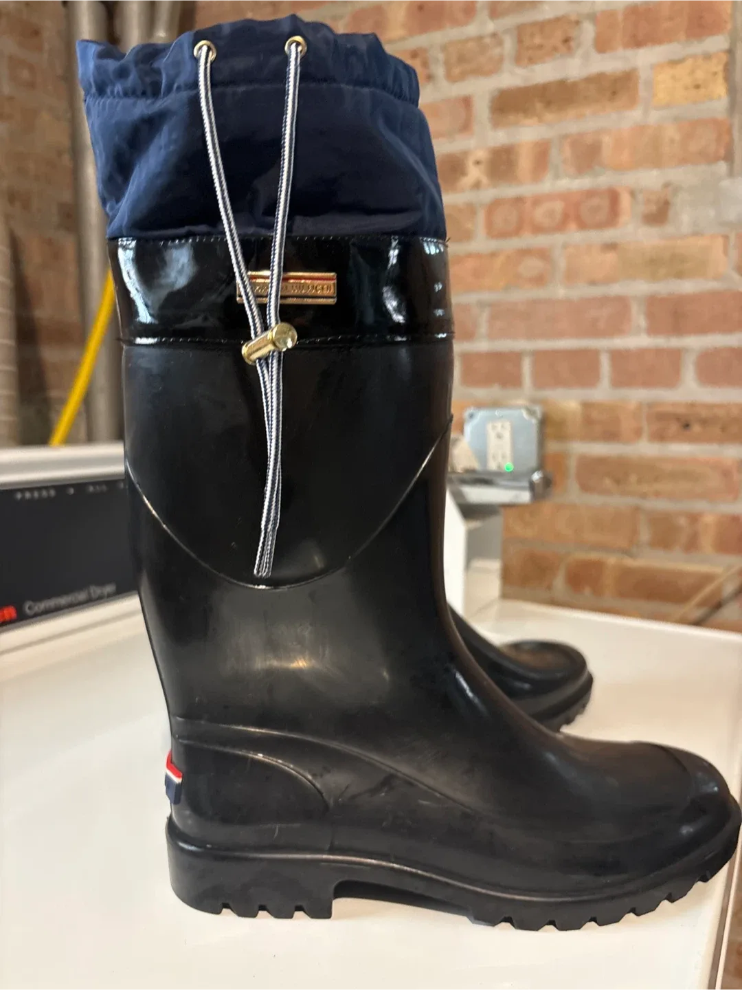 Tommy Hilfiger Black Rain Boots image indicator(2)