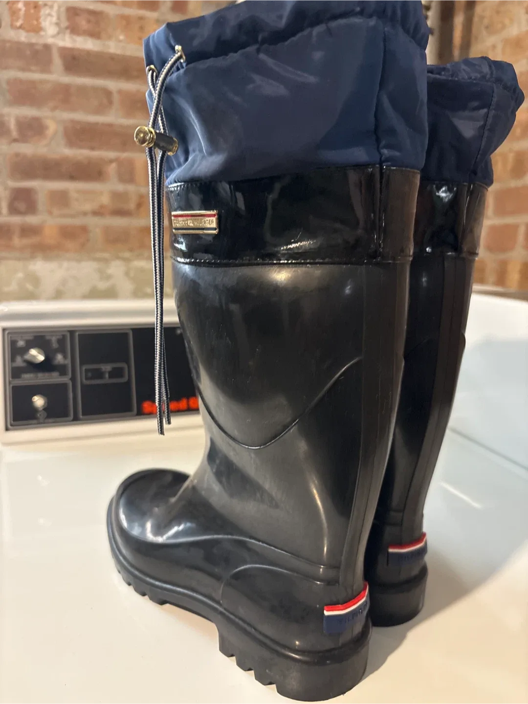 Tommy Hilfiger Black Rain Boots thumbnail