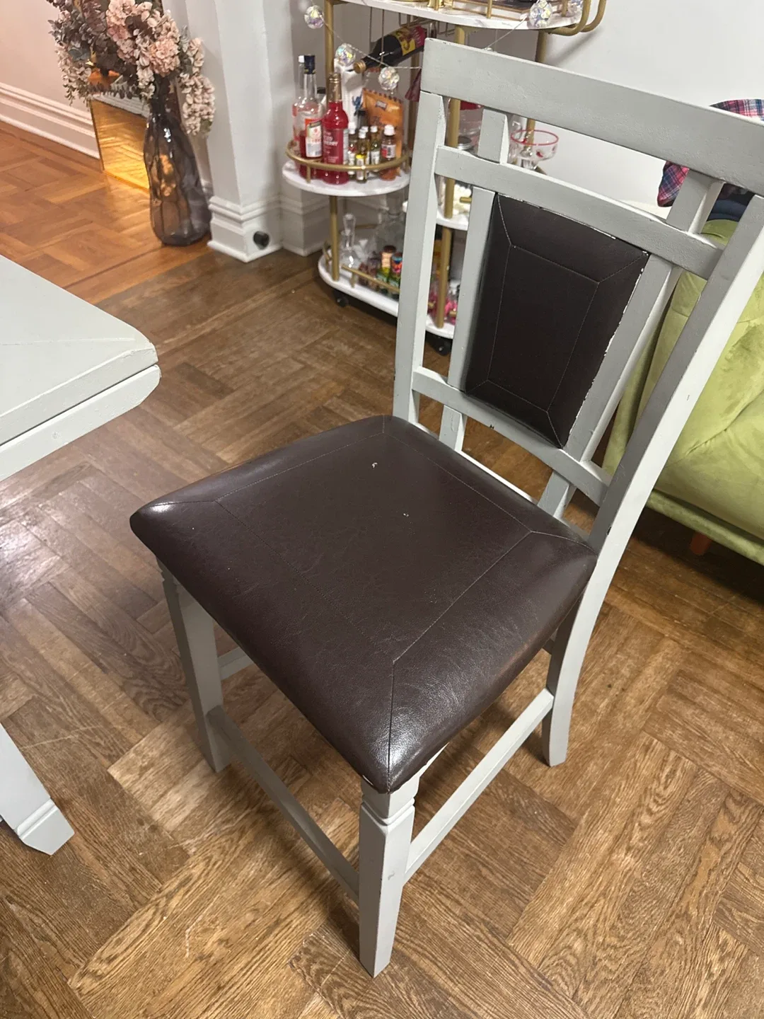 Gray Dining Table with 4 Chairs image indicator(3)