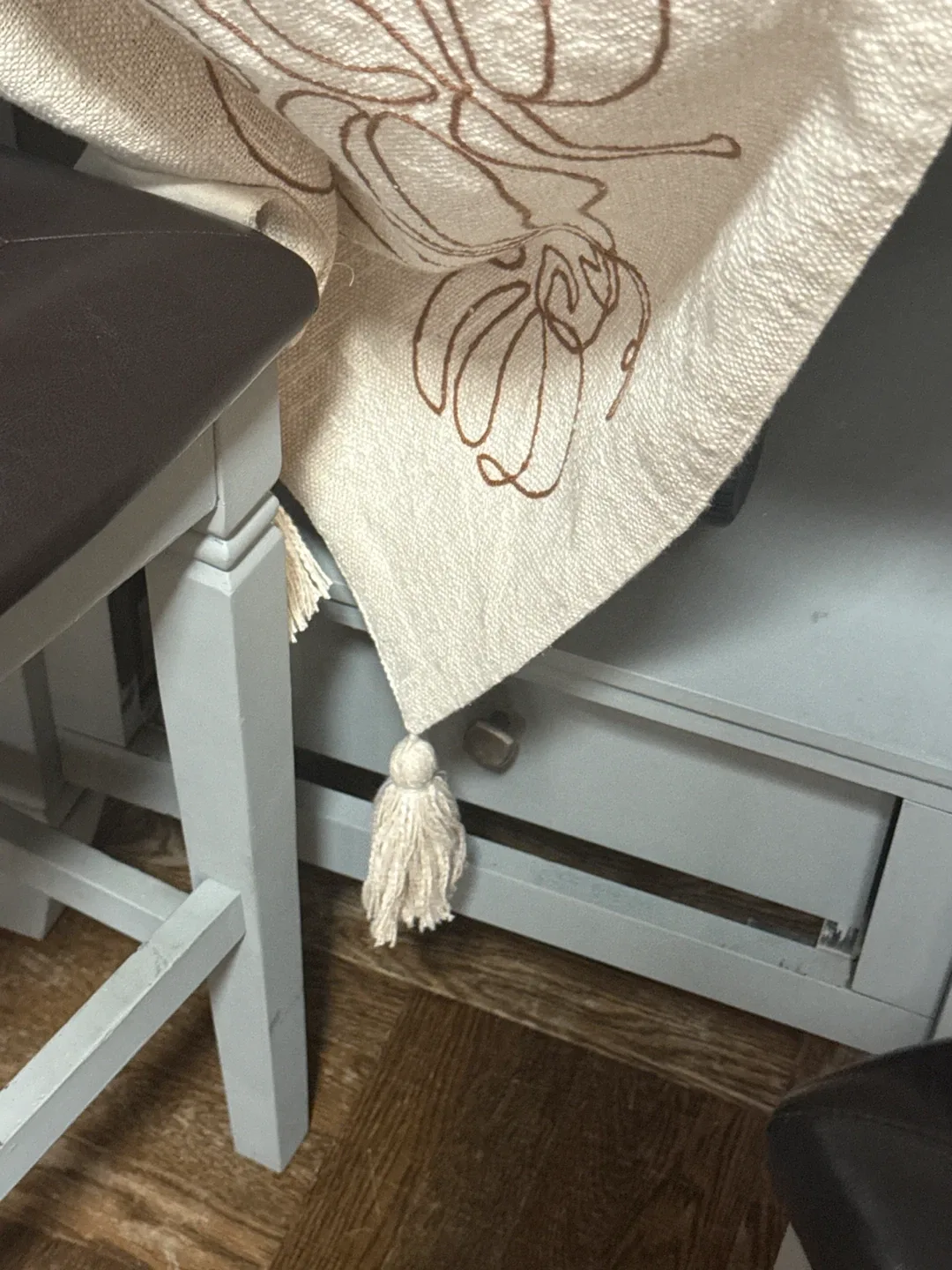 Gray Dining Table with 4 Chairs image indicator(2)