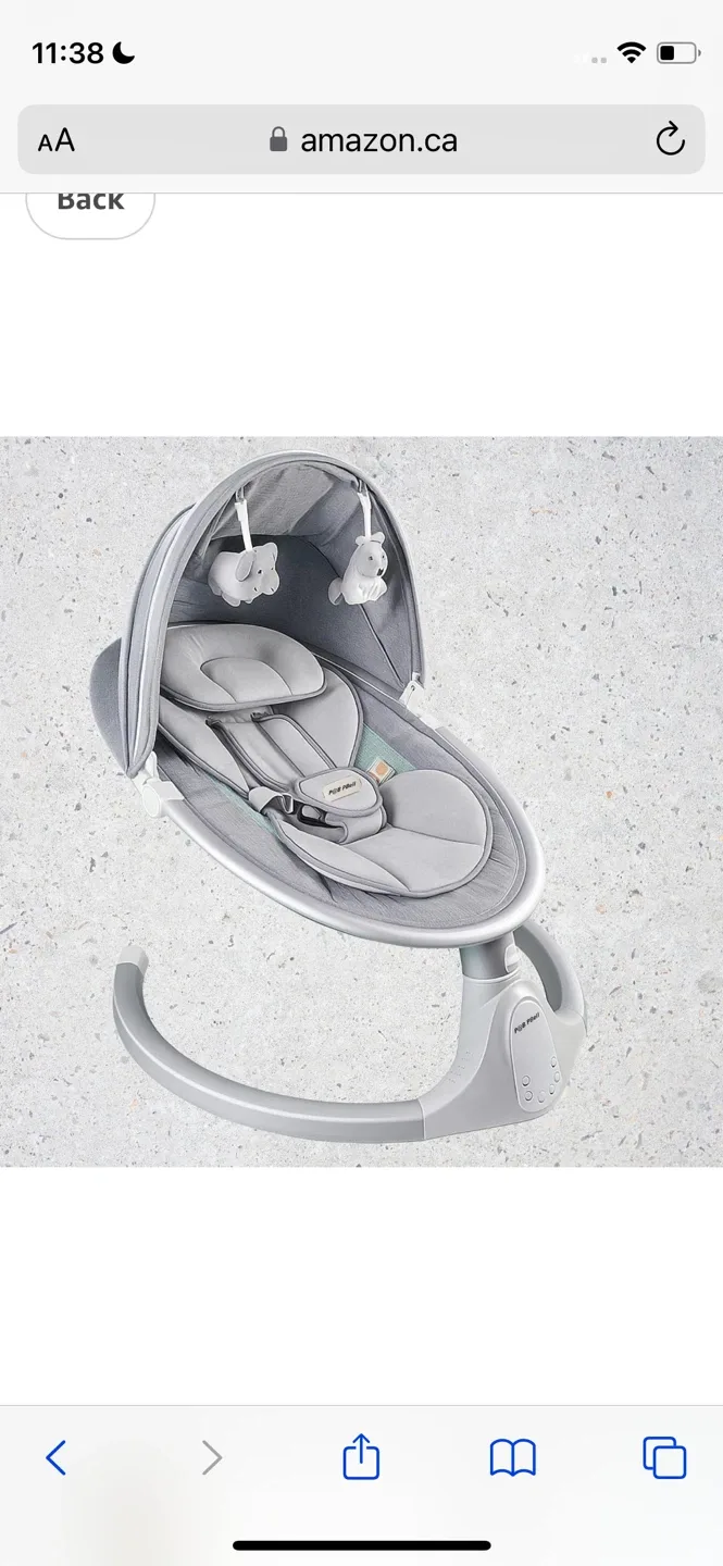 P&Pbell Baby Swing with Bluetooth image indicator(7)