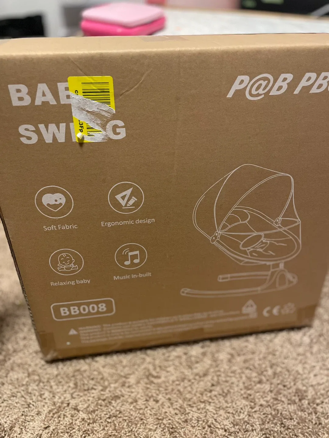 P&Pbell Baby Swing with Bluetooth image indicator(10)