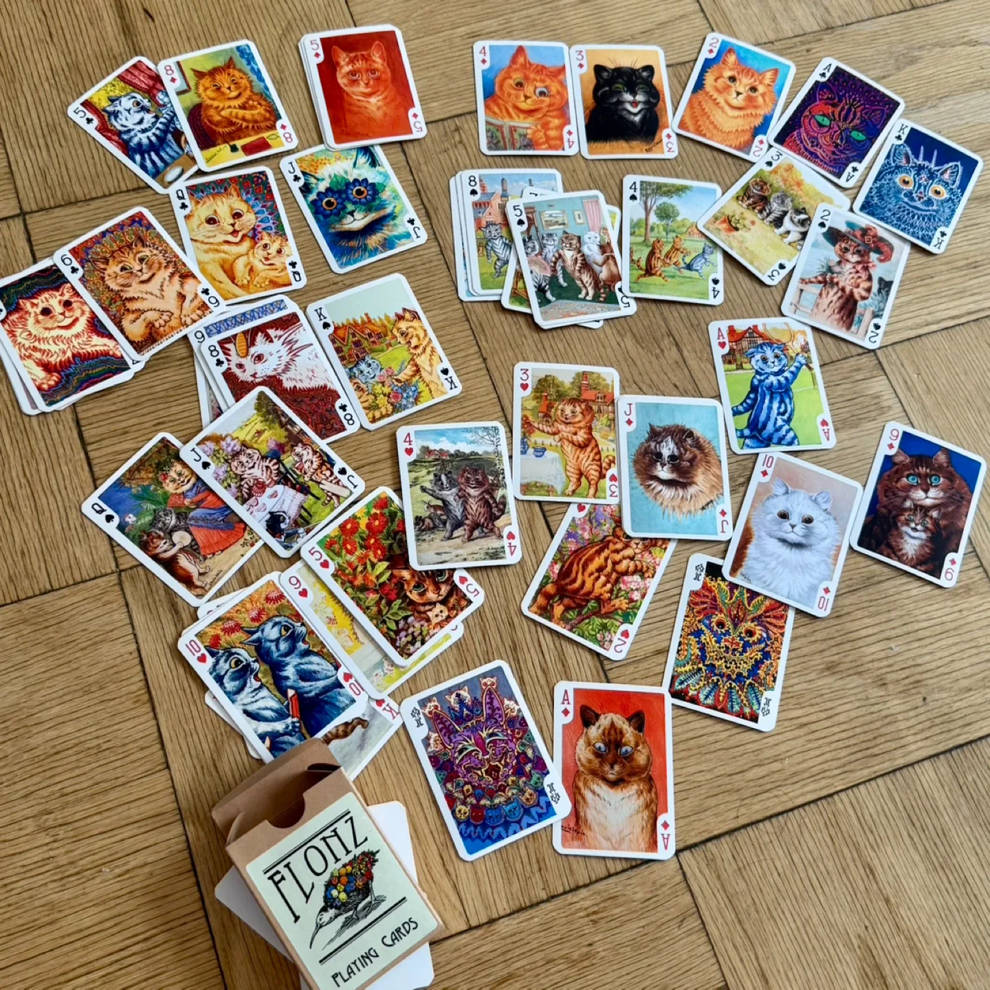 Louis Wain Cat Playing Cards thumbnail