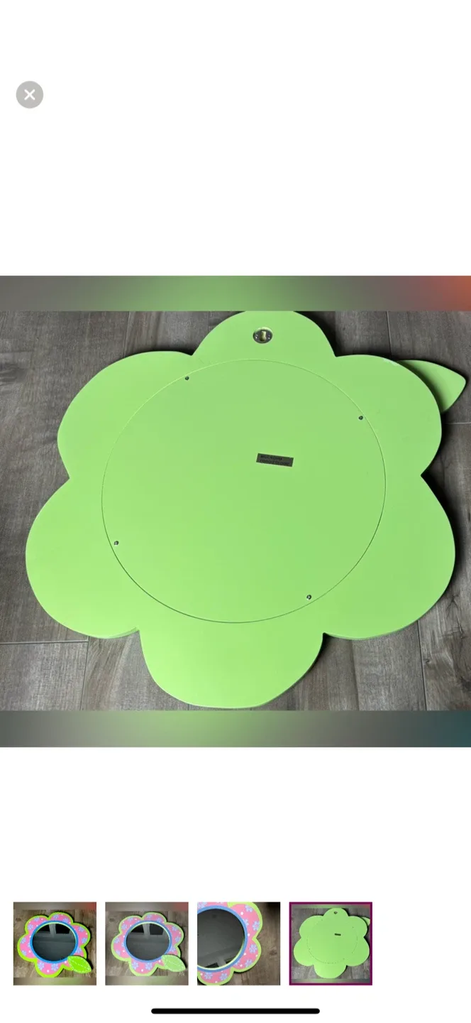 Y2K Groovy Colourful Flower-Shaped  Mirror image indicator(4)