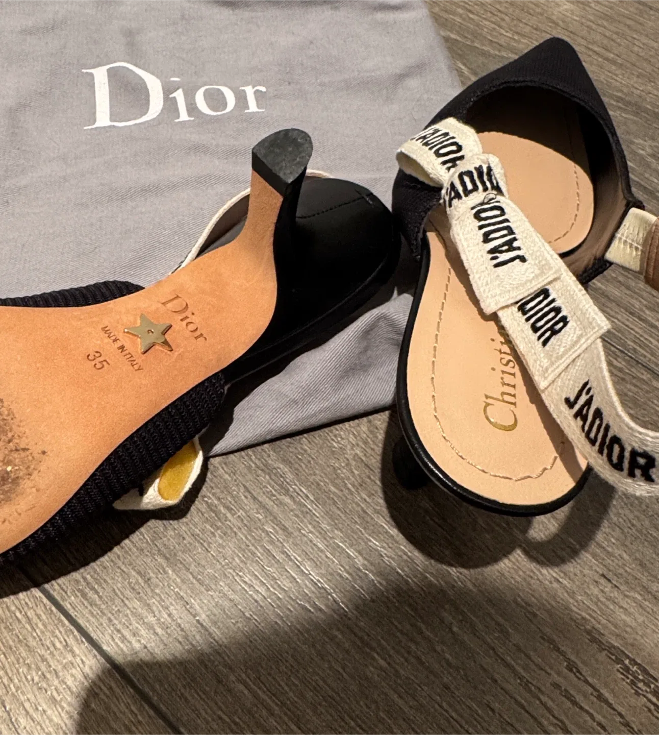 Dior J'Adior Slingback Heels - Size 35 image indicator(2)