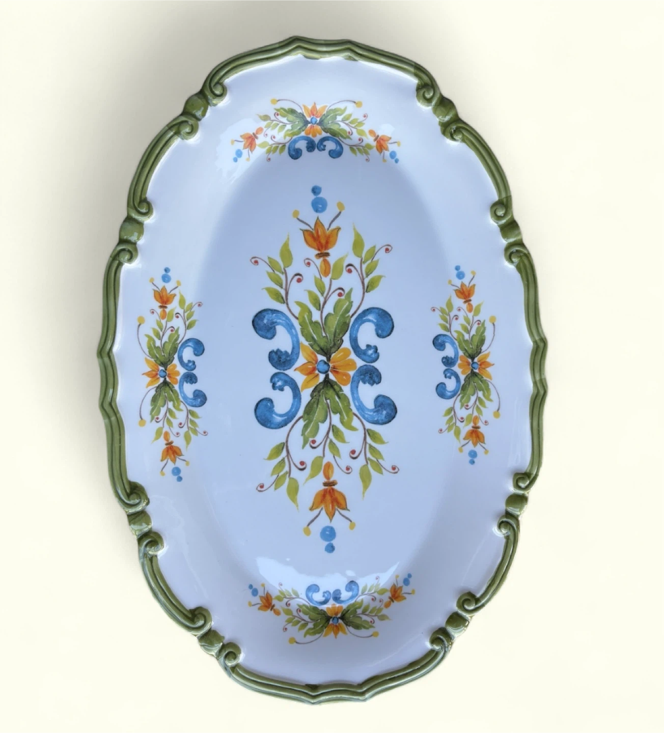 Both for $15; Hand-painted Decorative Platters - photo 2