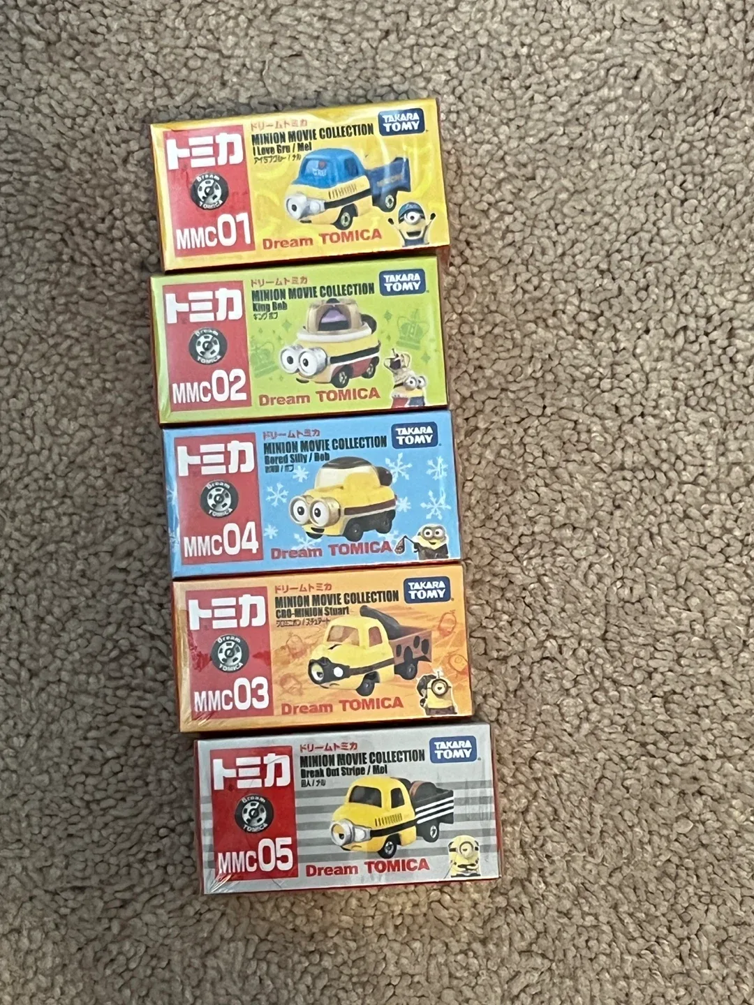 Tomica Dream Minion Movie Collection - Set of 5 thumbnail