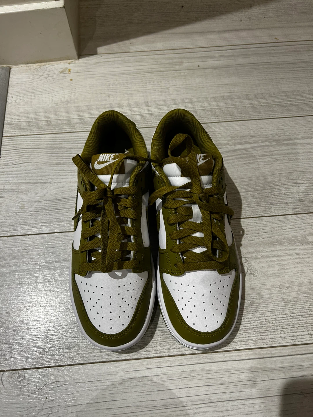 Nike Dunk Low Olive Green/White Shoes