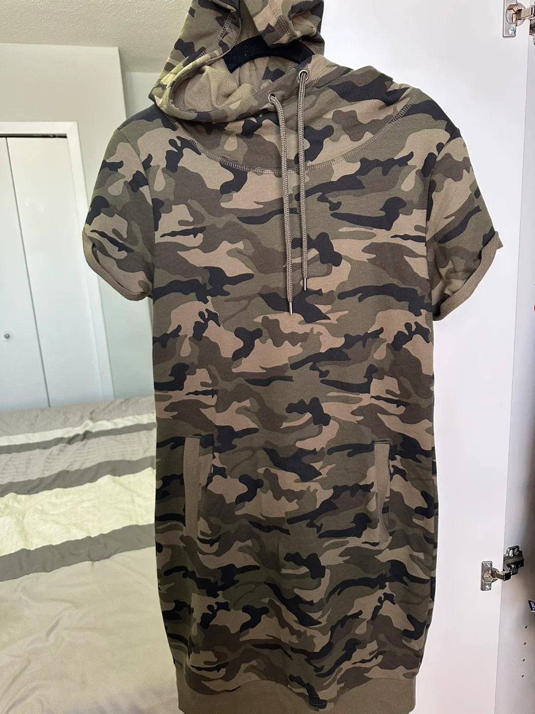 George XS Camo Hoodie Dress thumbnail