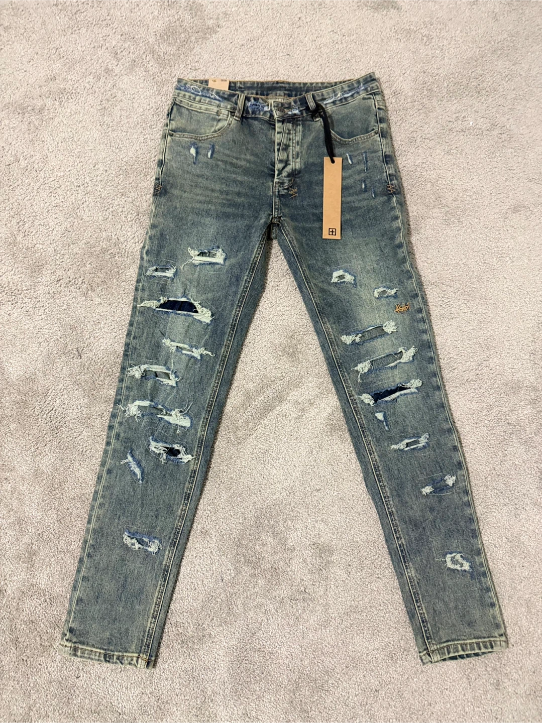 Brand new men’s Ksubi van wrinkle jeans (size 31x32)