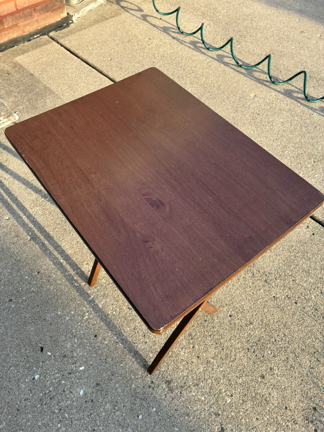 Folding TV Tray Table - Brown