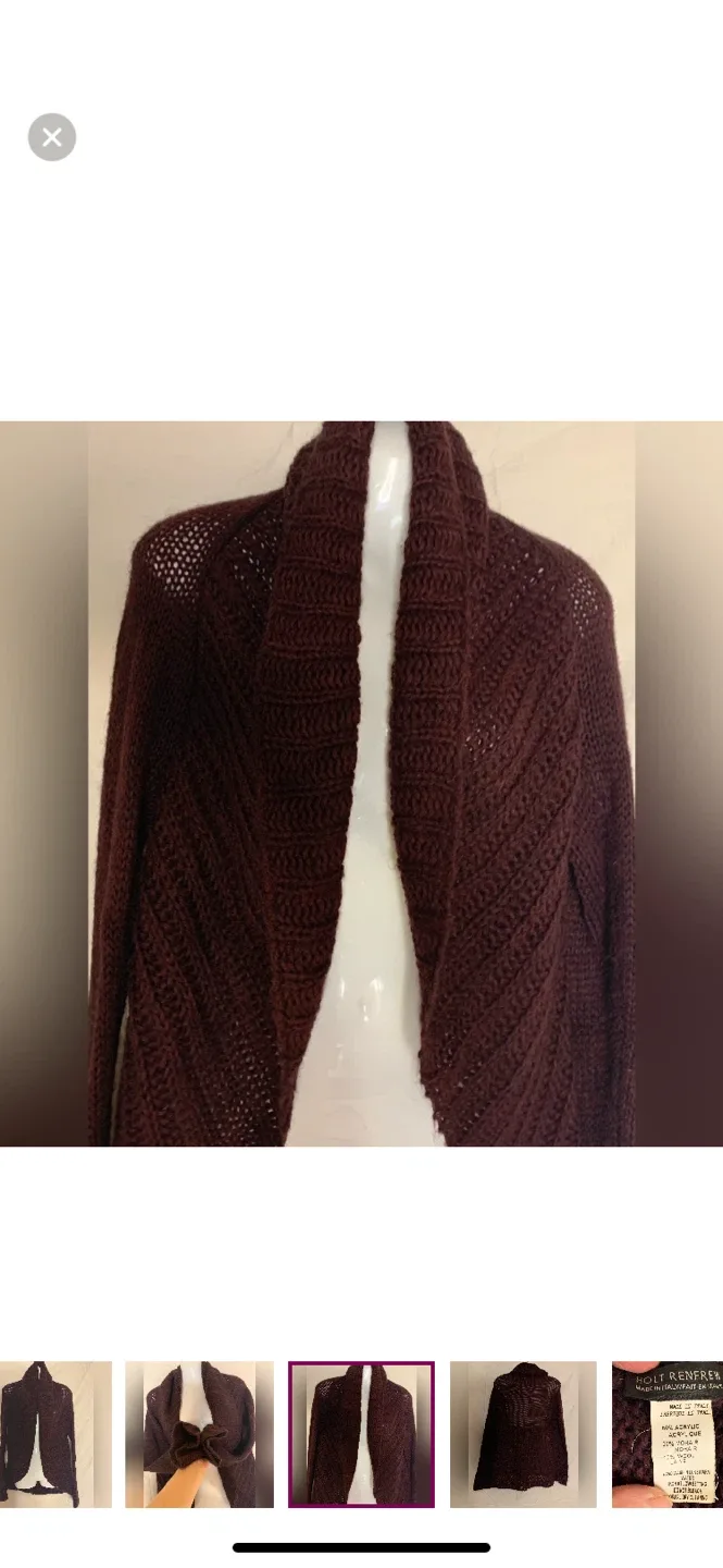 Holt Renfrew Cardigan - Acrylic/Mohair/Wool Blend image indicator(7)