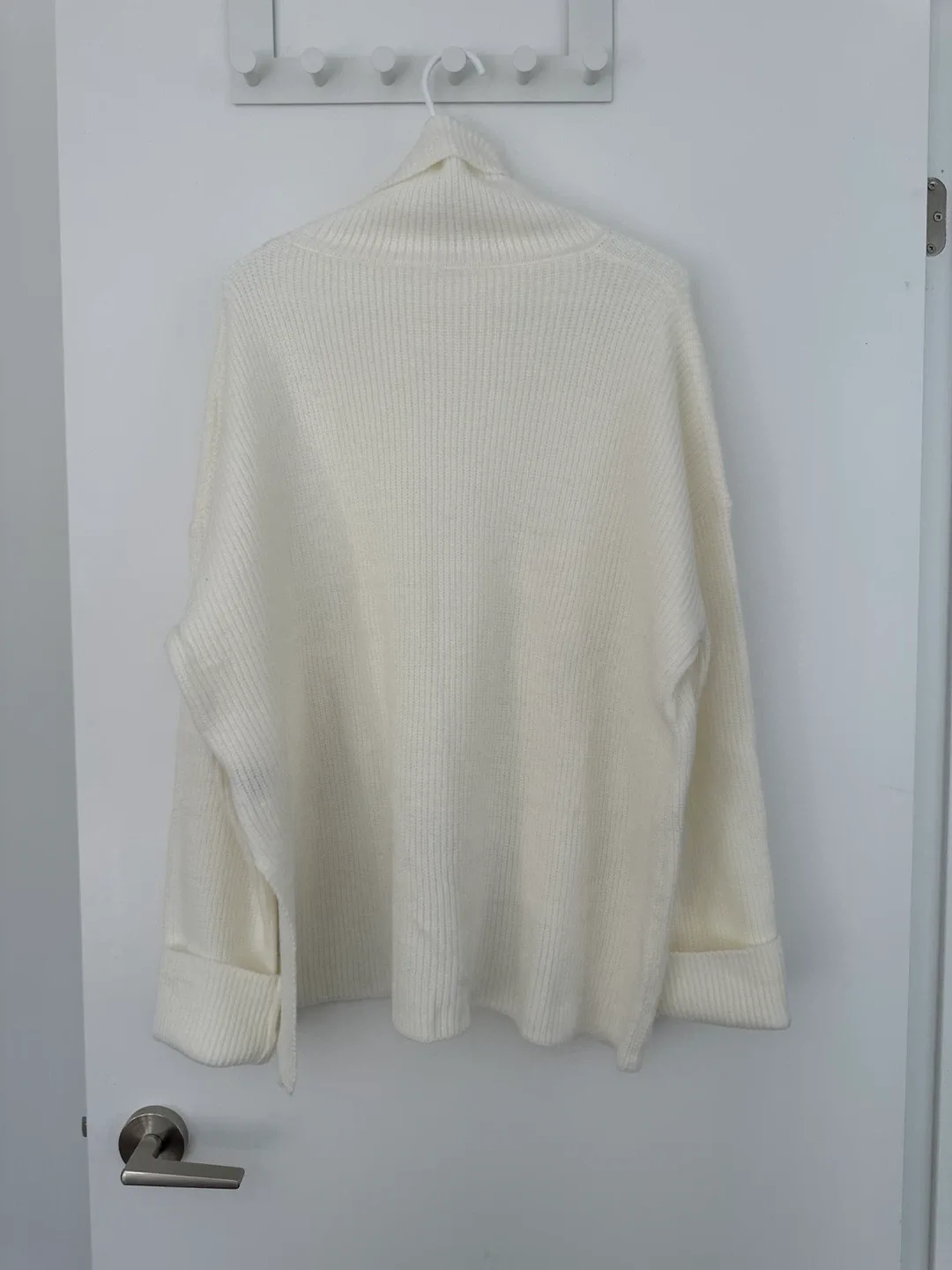 Last Call - Cream Knit Turtleneck Sweater image indicator(3)