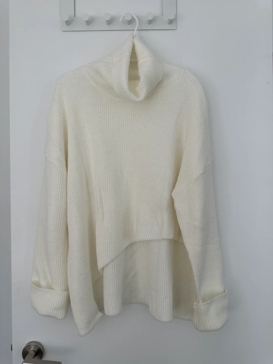 Last Call - Cream Knit Turtleneck Sweater image indicator(2)