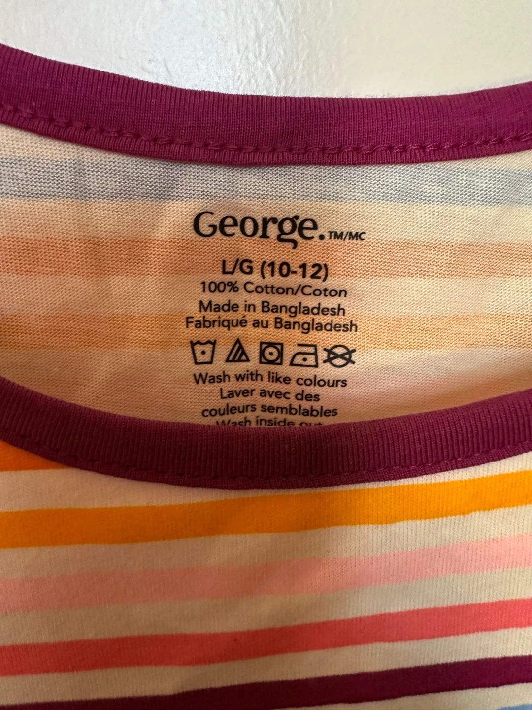 George Striped Dress - Size L (10-12) - photo 3