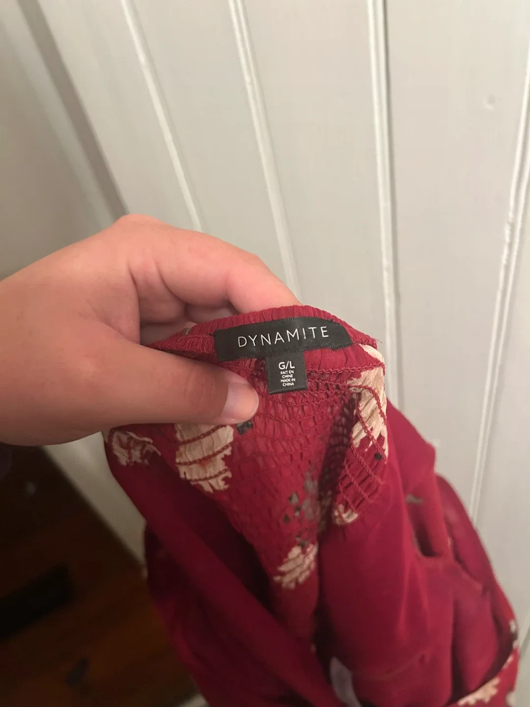 Dynamite Floral Blouse - Size G/L (Large) image indicator(3)