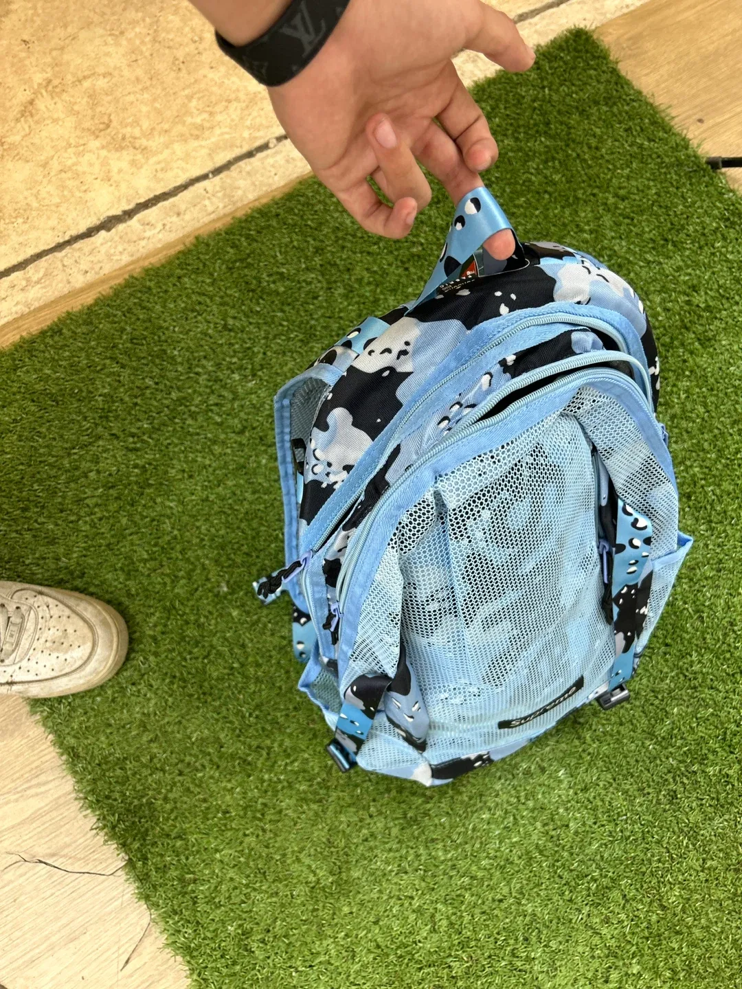 Supreme Backpack Blue Camo image indicator(3)