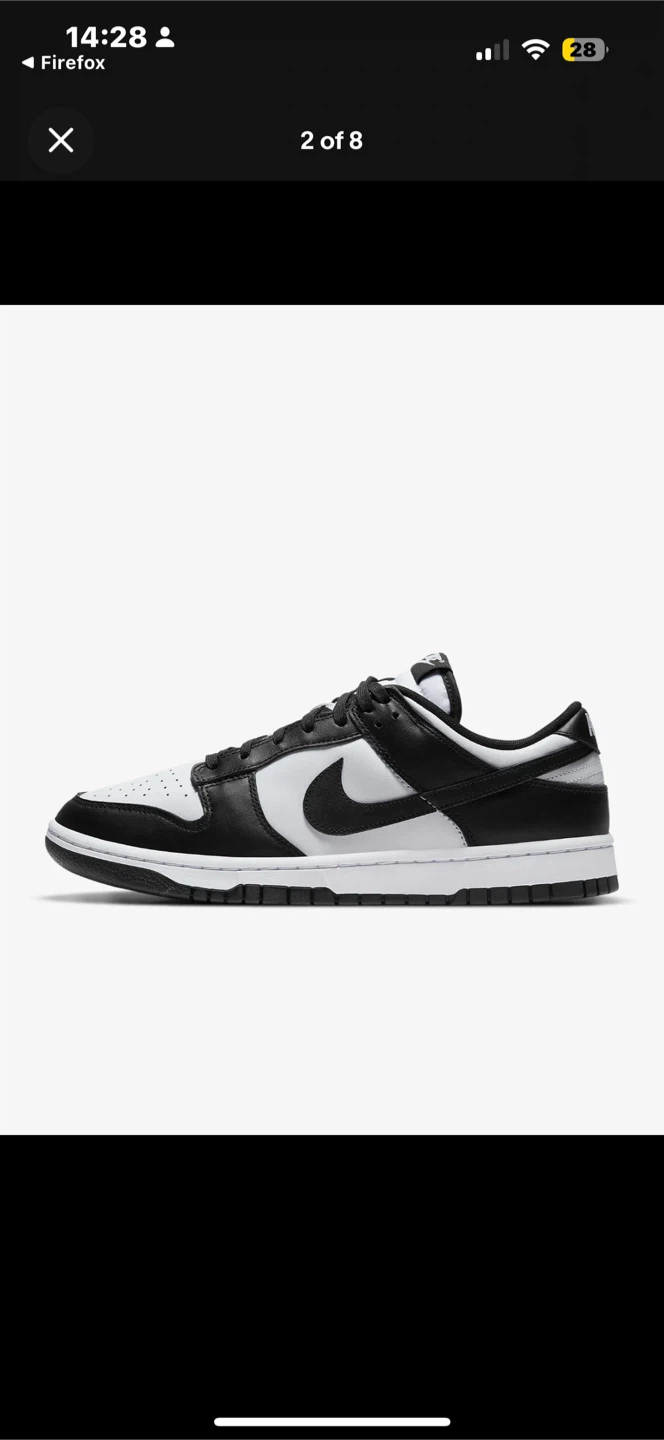 Nike Dunk Low Women's Shoes - Black/White - photo 5