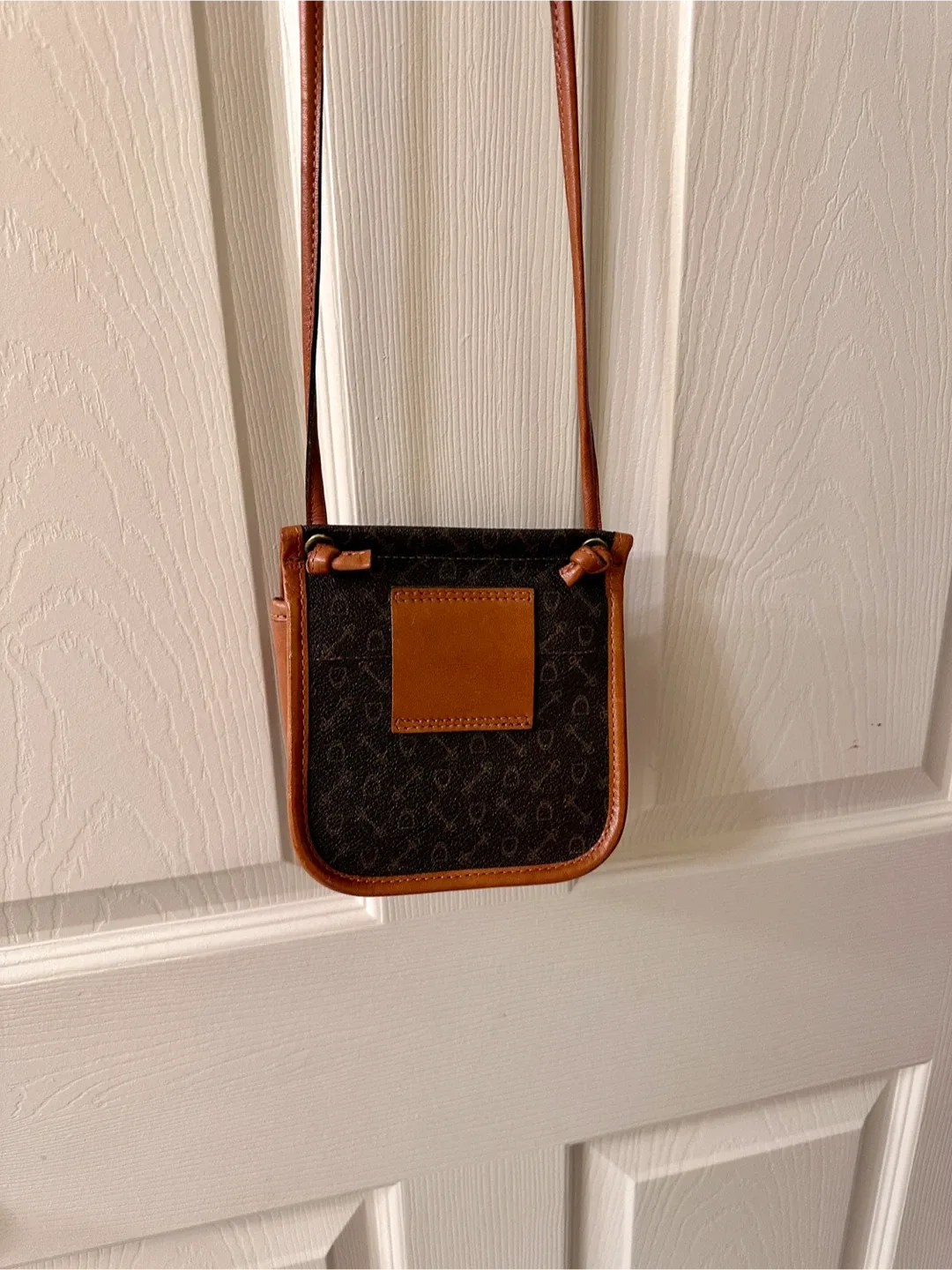 Why Brown Leather Mini Crossbody Bag image indicator(4)