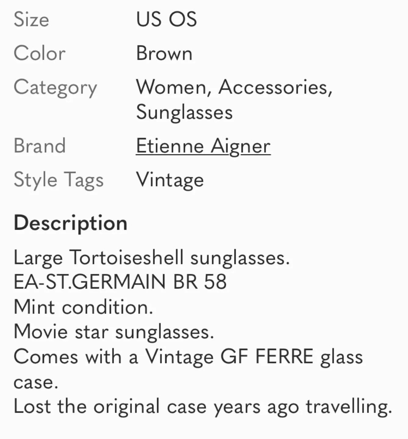 ETIENNE Aigner Sunglasses image indicator(7)