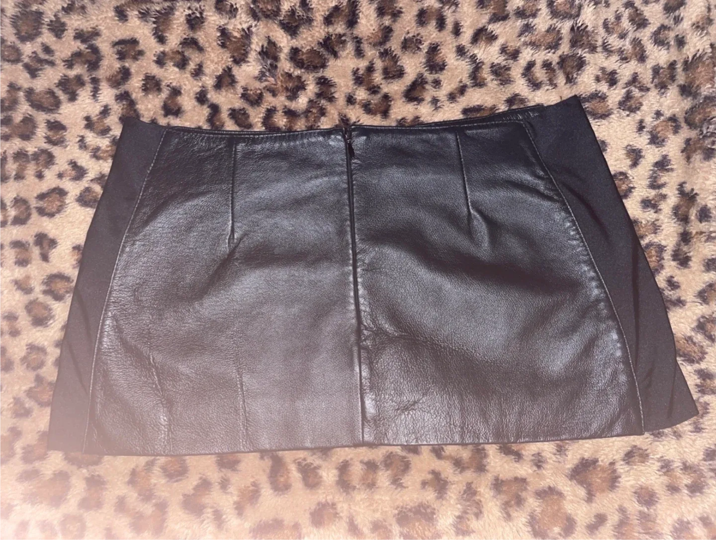 Vintage genuine leather Playboy skirt image indicator(2)