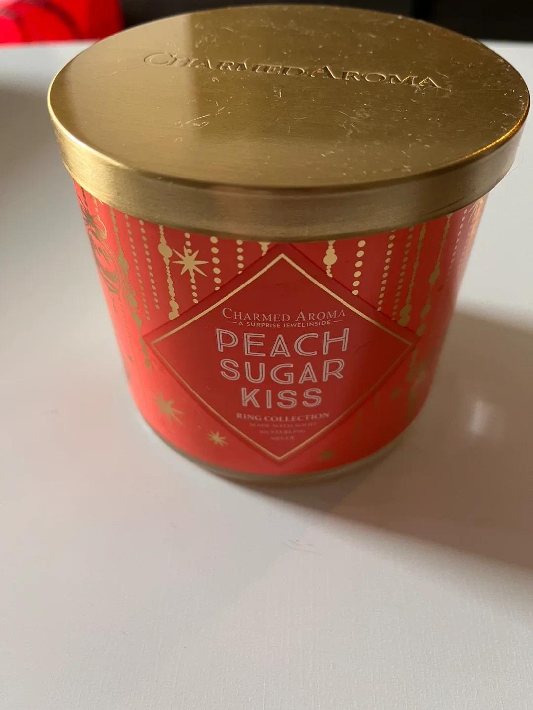 Charmed Aroma Peach Sugar Kiss  Candle thumbnail
