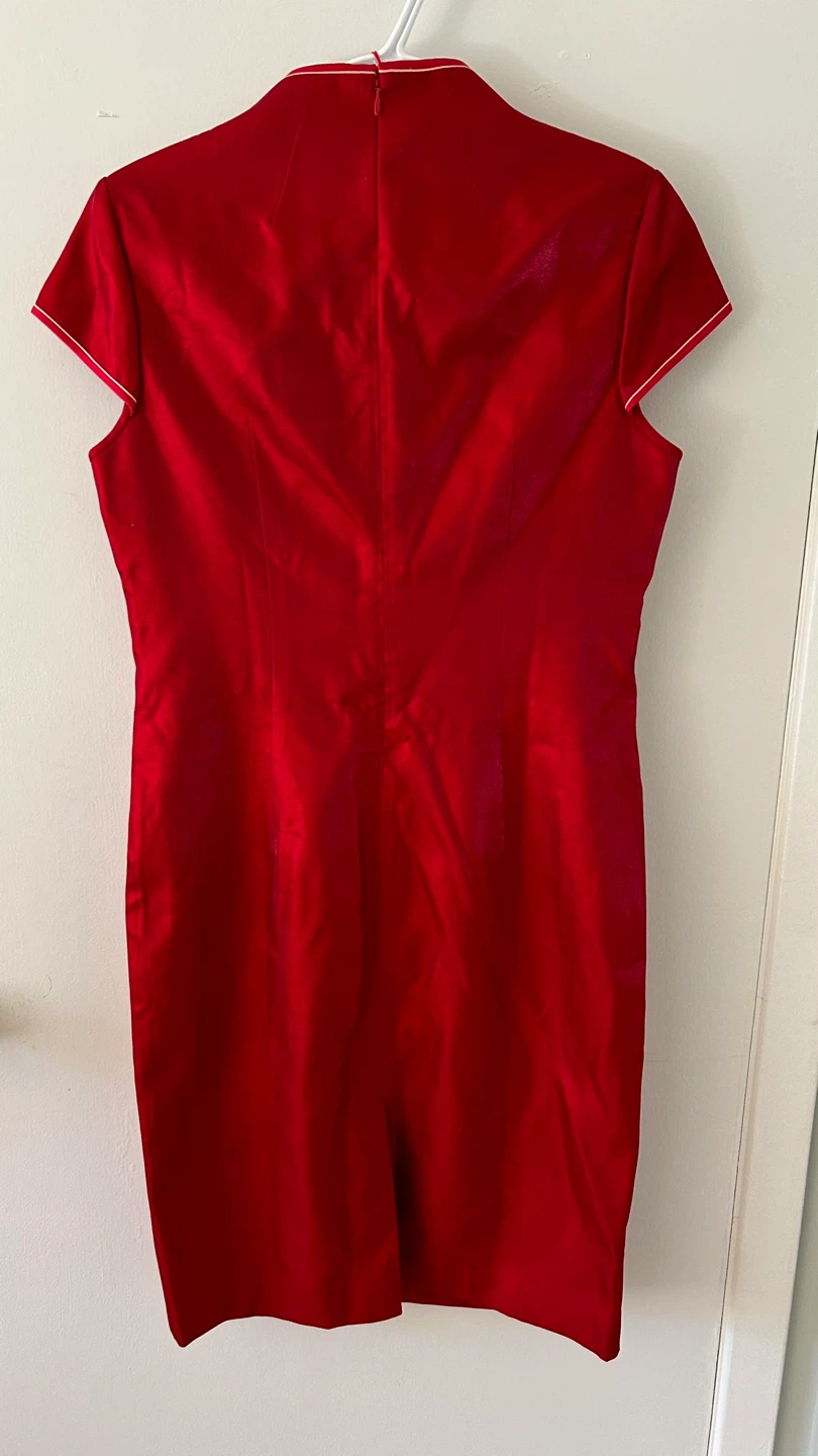 [Spring Festival] Luxurious Red Cheongsam Dress - photo 2