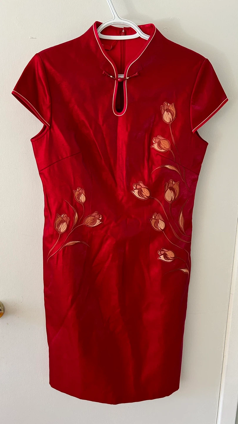 [Spring Festival] Luxurious Red Cheongsam Dress